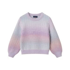 Andy & Evan Girls  Bright Purple Ombre Sweater, Purple
